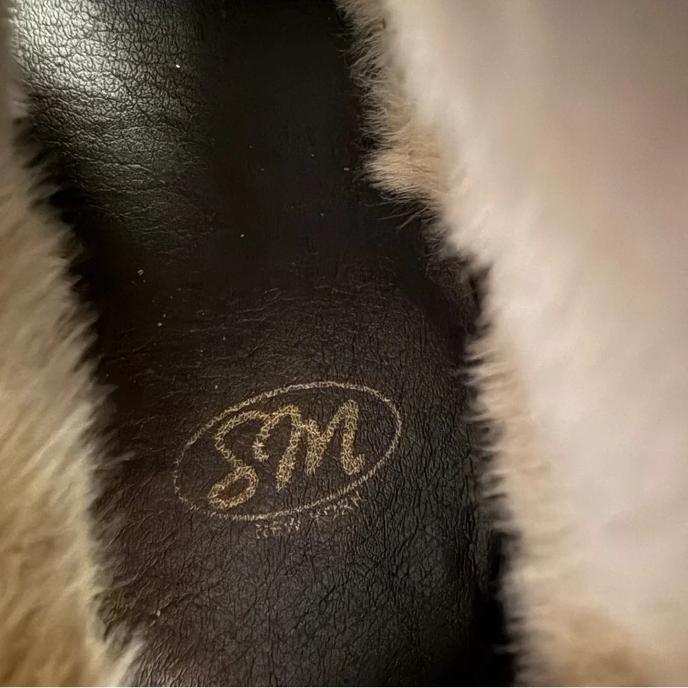 SM Quilted Fireside Women’s Boots 9.5M Brown Faux Fur Lined Adjustable Height - Picture 9 of 10